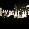Die Kinder unserer Kita führen das Programm zur Vogelhochzeit auf - auf der großen Bühne des Sorbischen National-Ensembles