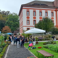 Blick auf das Klostergelände